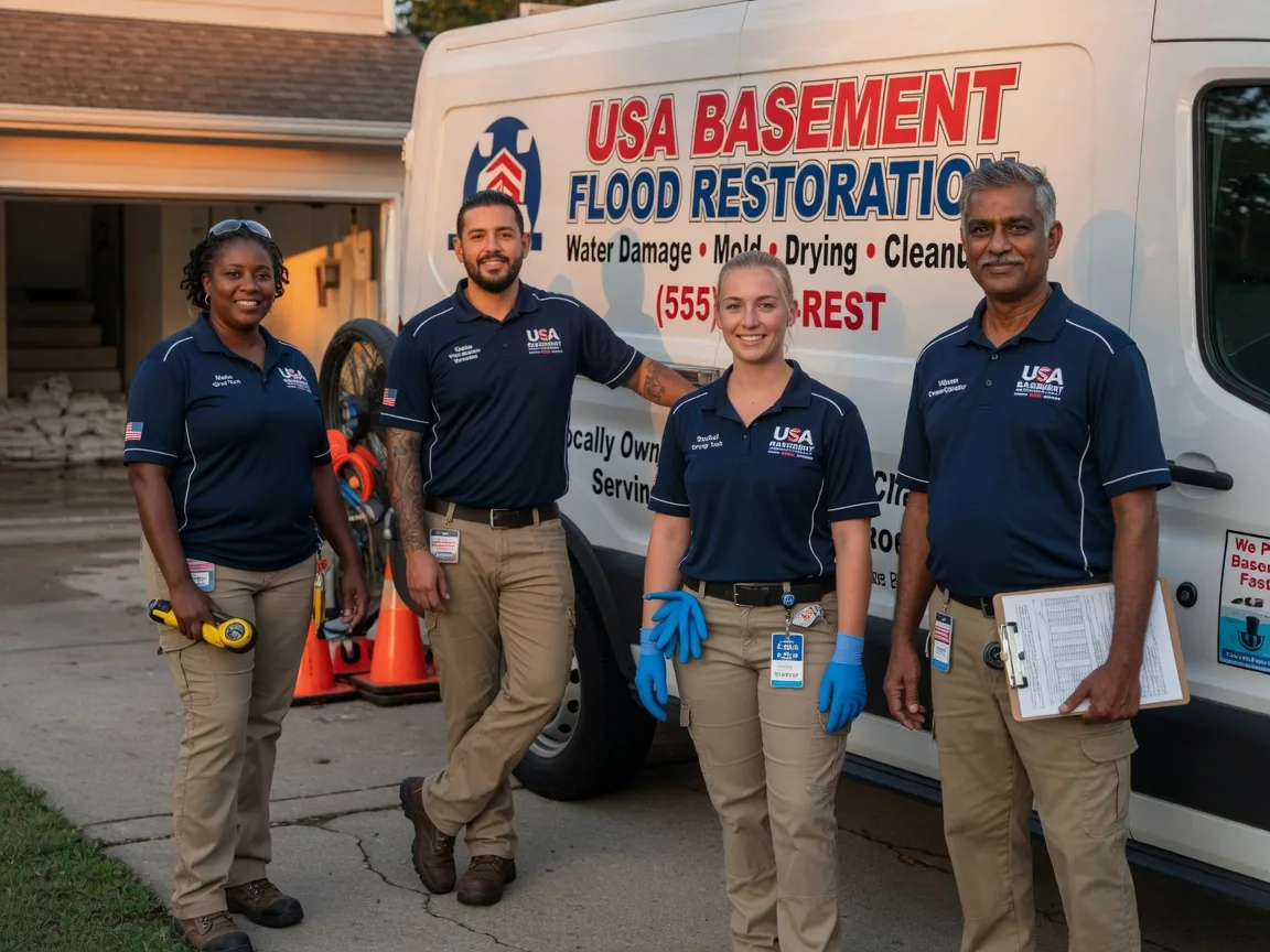 Basement Flood Cleanup company in Forestville, WI